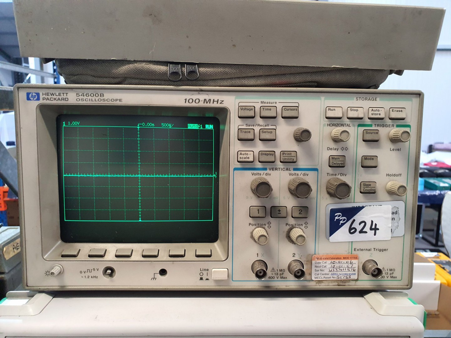 HP / Agilent 54600B oscilloscope, 100MHz dual trac...