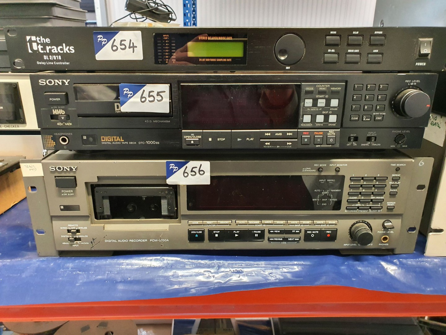 Sony PCM-2700A digital audio recorder (missing fro...
