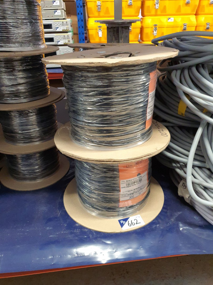 4 reels MIKE 2x24 XLPE OFS BK installation cable,...