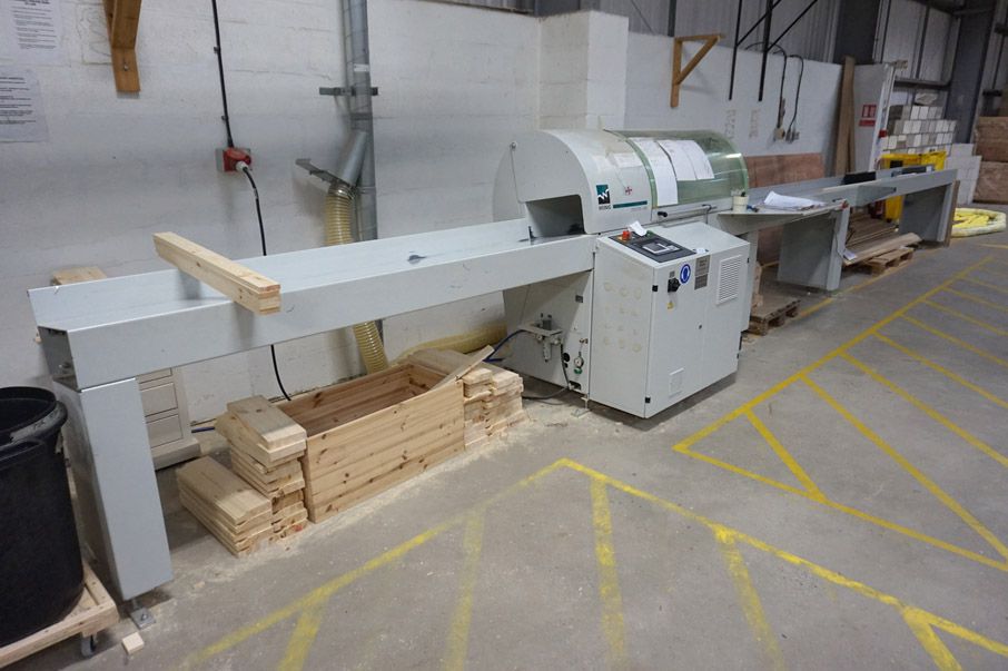 Weinig Unicut P Dimter line saw, Opti Com Assist t...