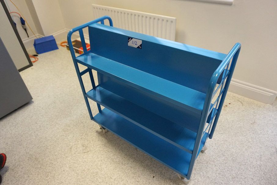 Blue mobile double sided tape trolley