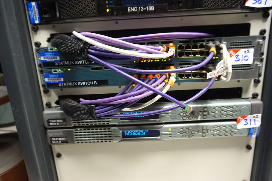 2x Cisco 24 port rack type switches