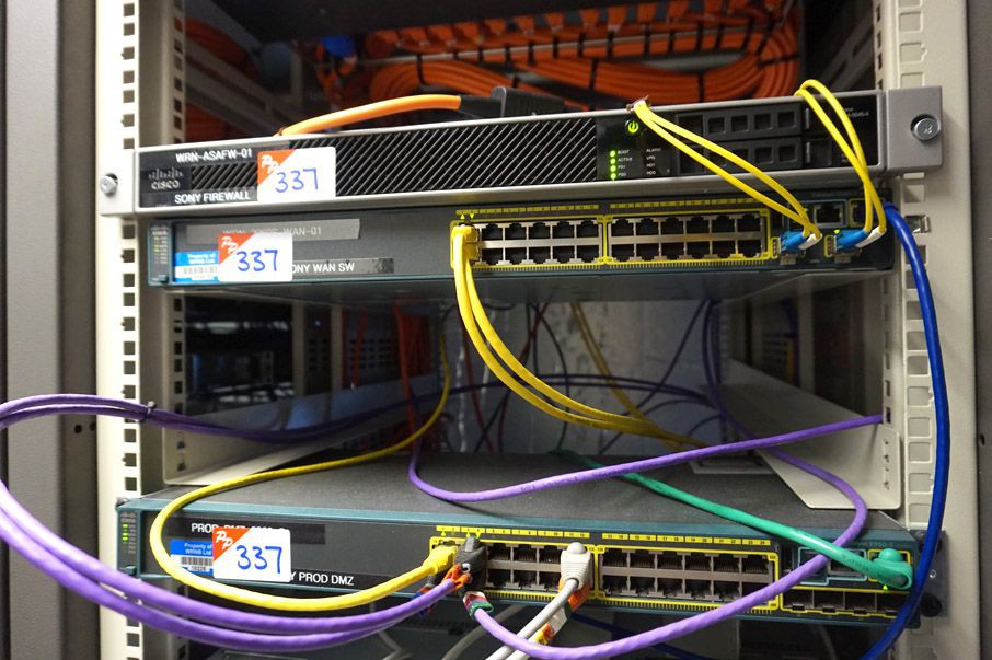 Cisco Systems ASA 5545-X network switch, 2x Cisco...