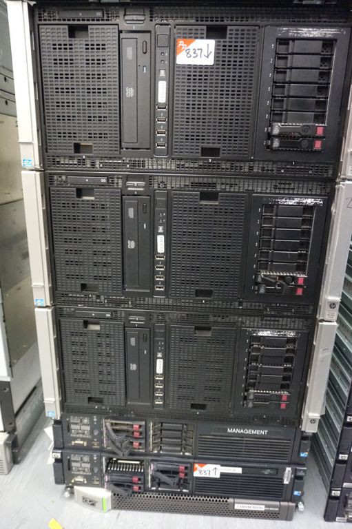 3x HP Proliant ML350P Gen 8 servers, 2x HP Prolian...