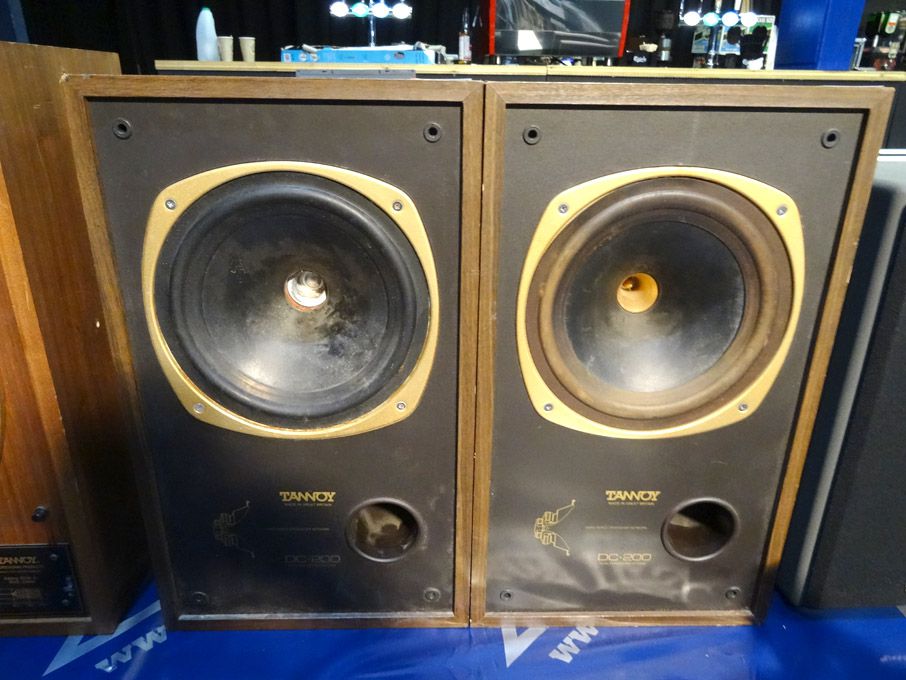 2x Tannoy DC-200 dual concentric speakers