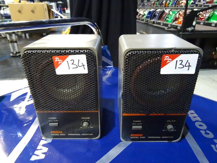 2x Foster 6301 personal monitor speakers