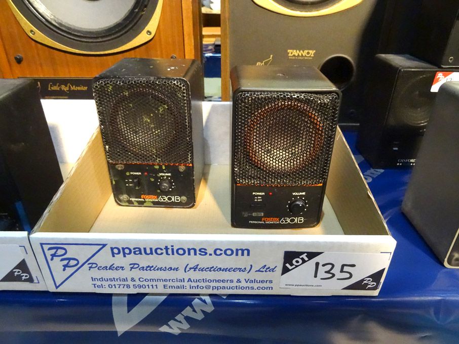 2x Foster 6301B persoanl monitor speakers