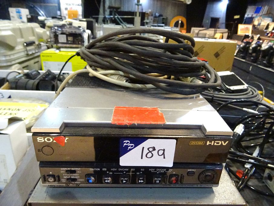 Sony HDV 1080i digital HD video cassette recorder