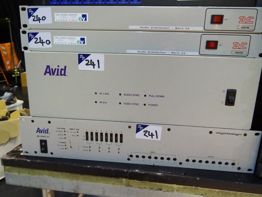 2x AVC audio distribution panels