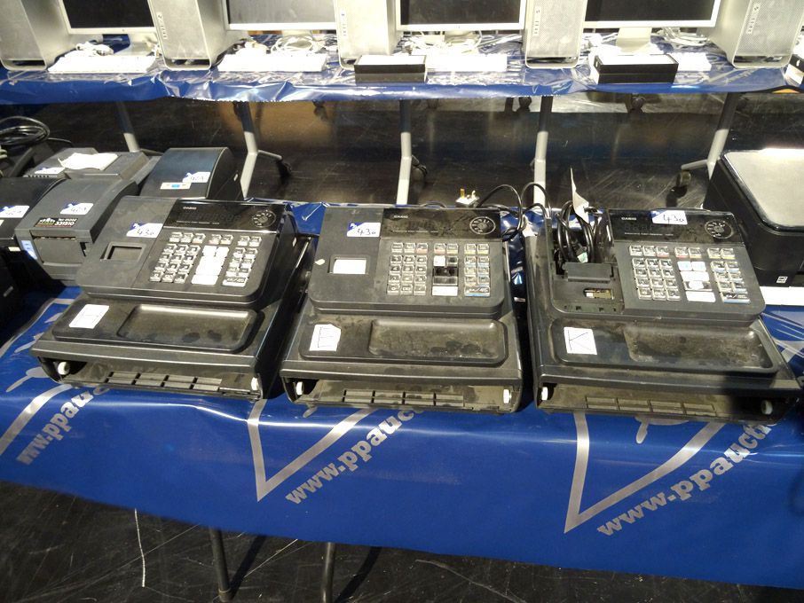 3x Casio 140CR electronic cash registers