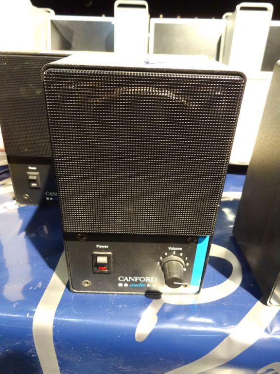 Canford Audio 76-361 powered diecast speaker
