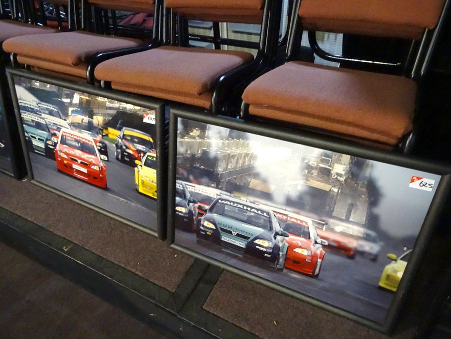 2x Touring Car framed photographs