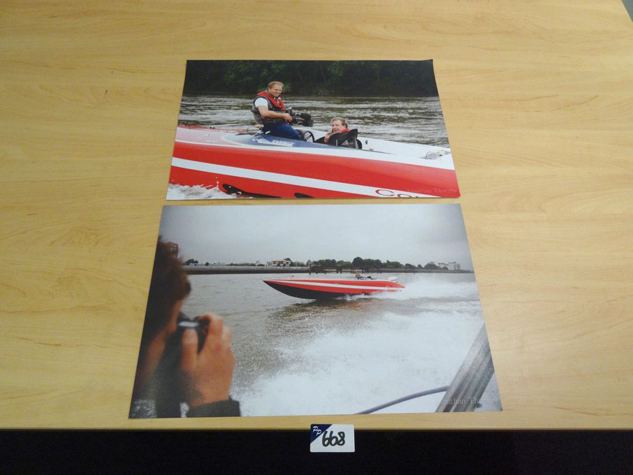2x 'Top Gear behind the scenes' A3 colour prints