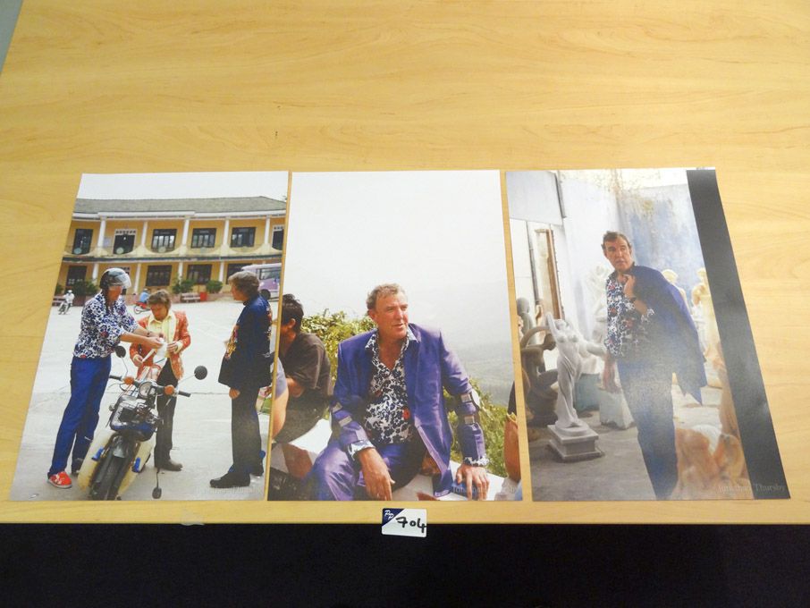 3x 'Top Gear behind the scenes' A3 colour prints