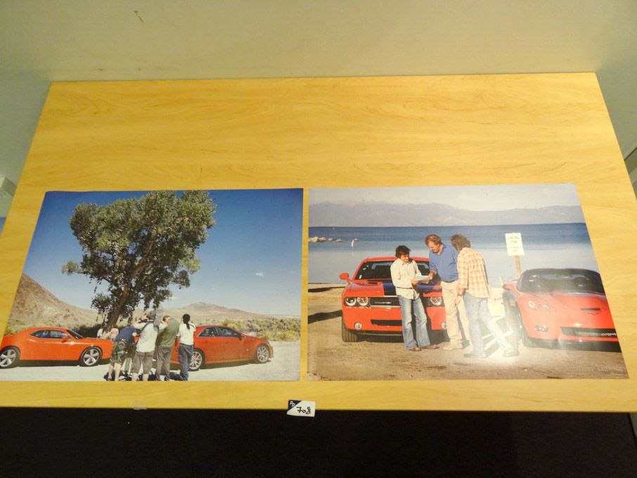 2x 'Top Gear behind the scenes' A2 colour prints