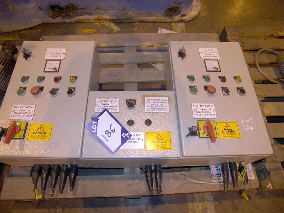 Laboratory Services booster pump control panel