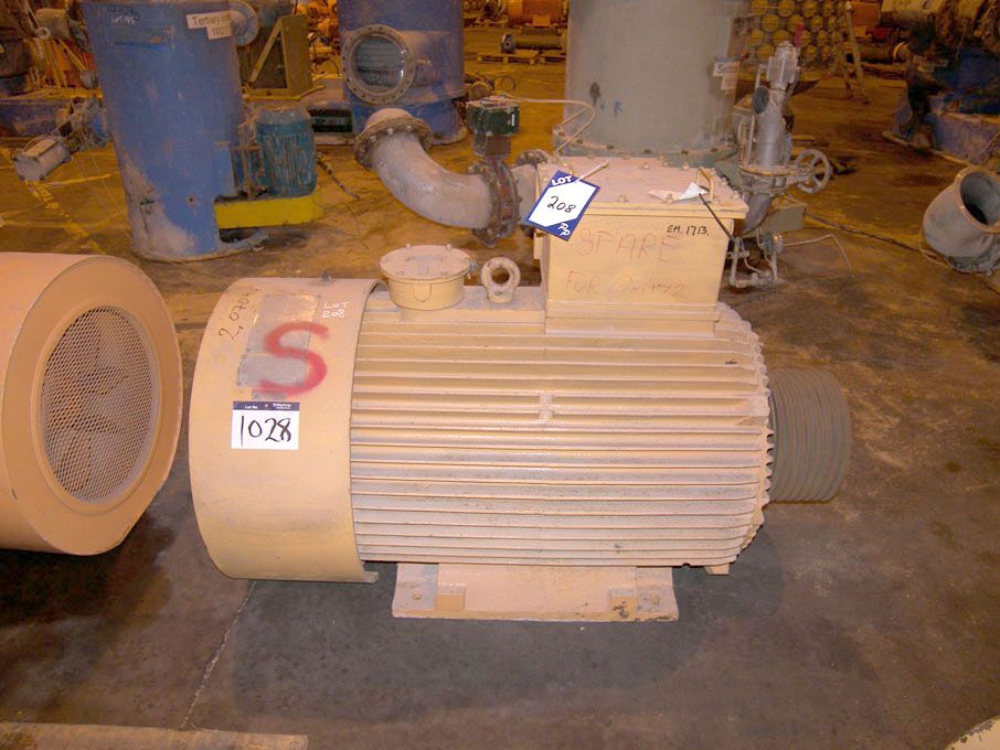 Laurence Scott induction motor, 200kW @ 1480rpm, 3...