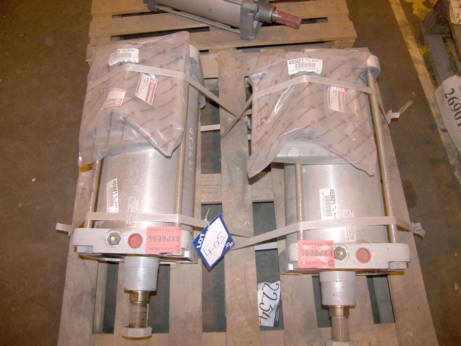 Pair Norgren RA8260/M/400 cylinders, 250mm dia on...