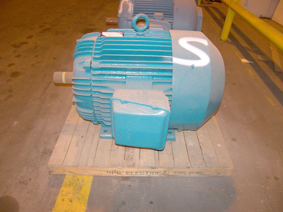 Similar motor, 80mm dia spindle on pallet