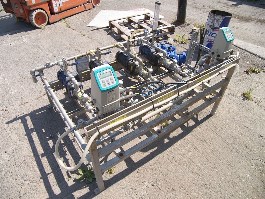 4x Bockwoldt motors/pumps with 2x Siemens MagFlo M...