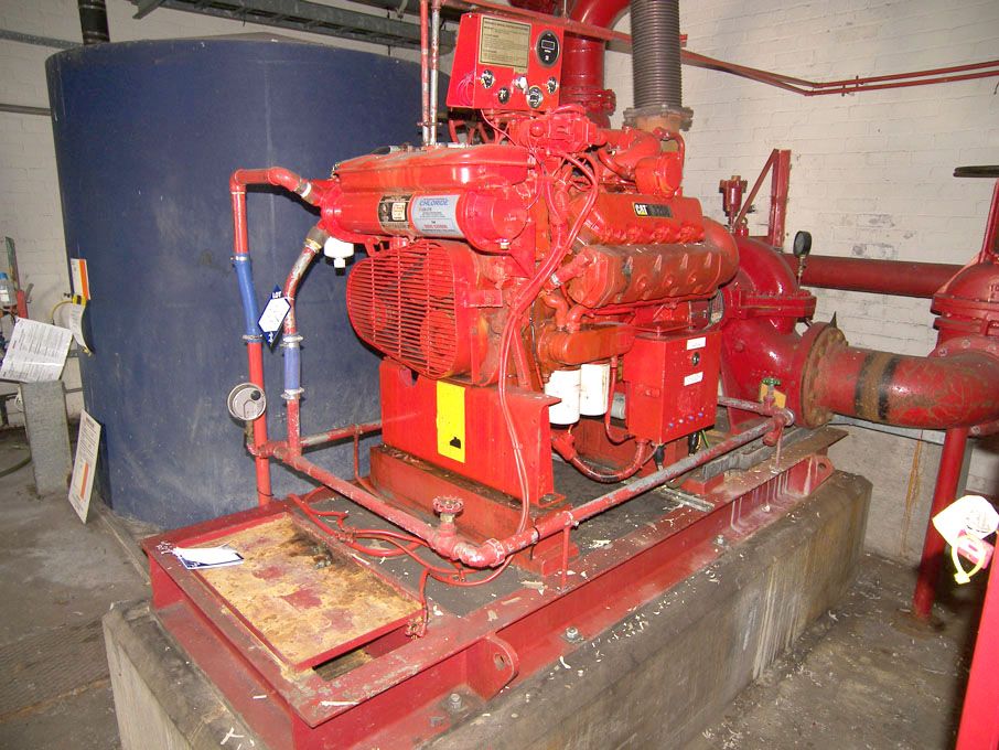 Standby fire pump, high volume, low pressure inc:...
