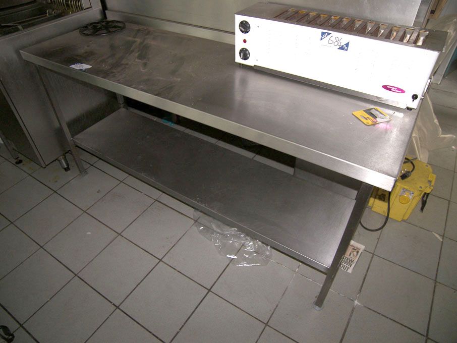 1800x600mm s/s preparation table