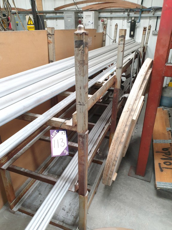 3x stackable floor type bar racks, 1000kg SWL - Lo...