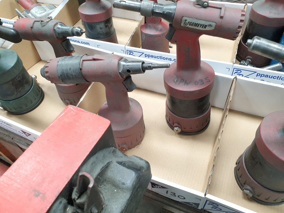 2x Titgemeyer pneumatic rivet guns (spares or repa...