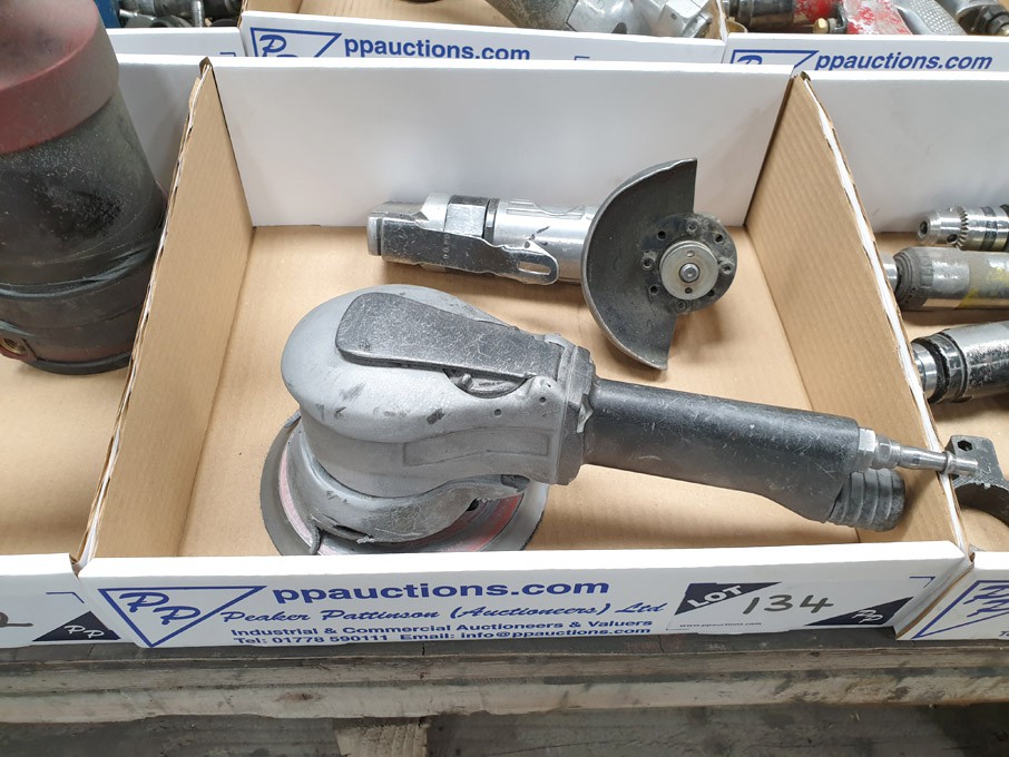 Pneumatic polisher & pneumatic 4" angle grinder -...
