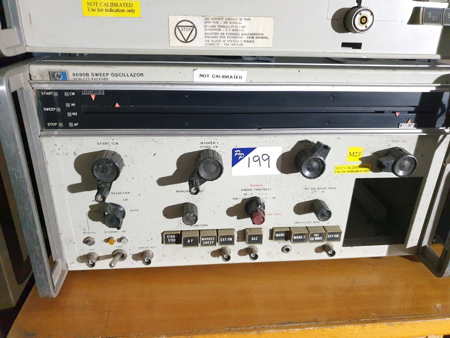 HP 8690A sweep oscillator - Lot located at: Unit 4...