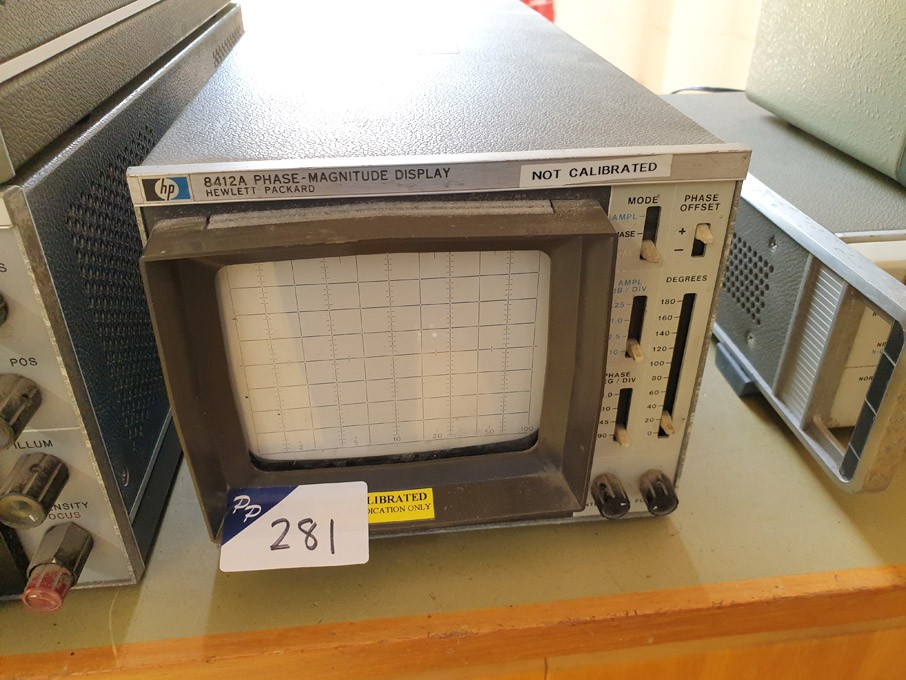 HP 8412A phase magnitude display - Lot located at:...