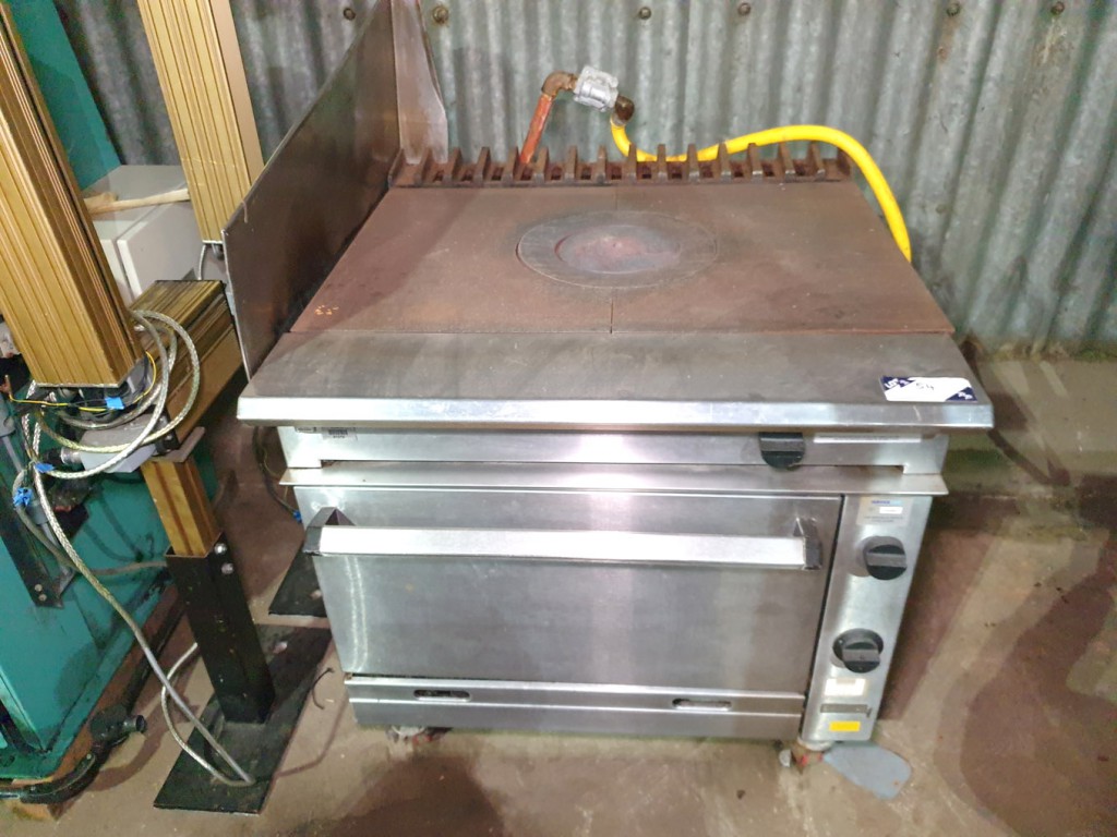 Chieftain mobile stainless steel gas oven / hob -...