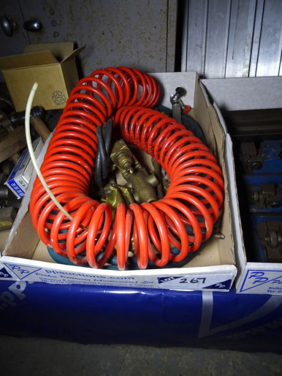 Qty various gas regulators, hoses, connectors, pne...
