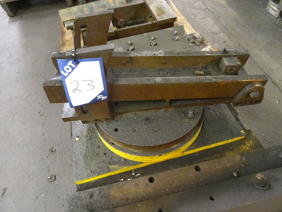 Milling machine angled jig, 600x400mm base approx...