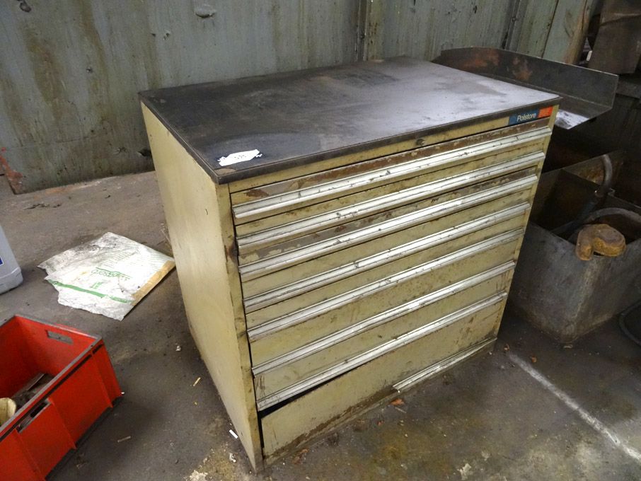 Polstore 8 drawer storage cabinet, 1090x770x1070mm...