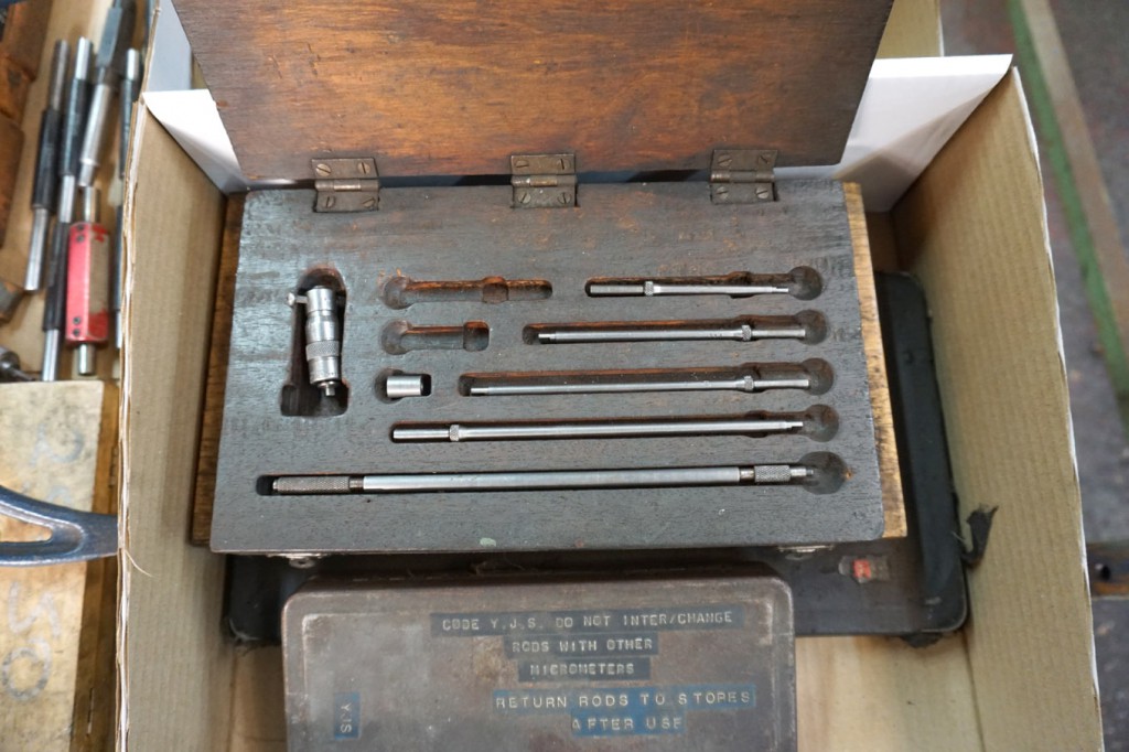 Qty various Moore & Wright etc inside micrometers
