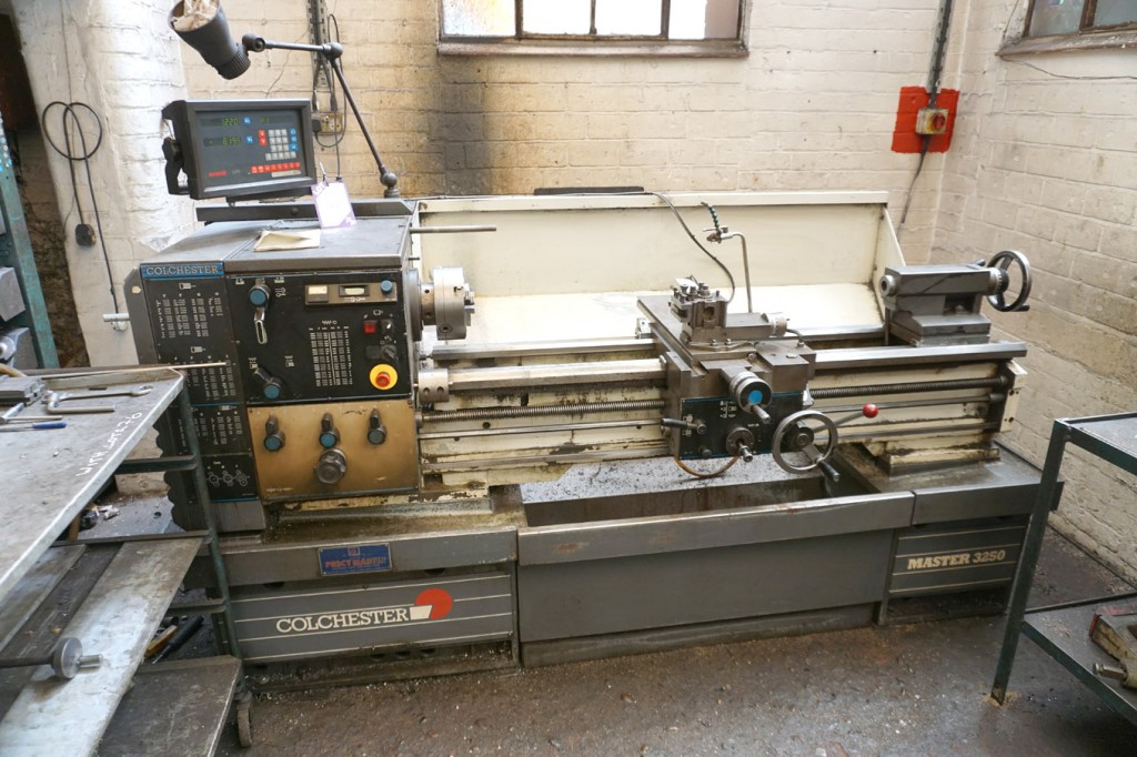 Colchester Master 3250 gap bed lathe, 7.5” CH x 50...
