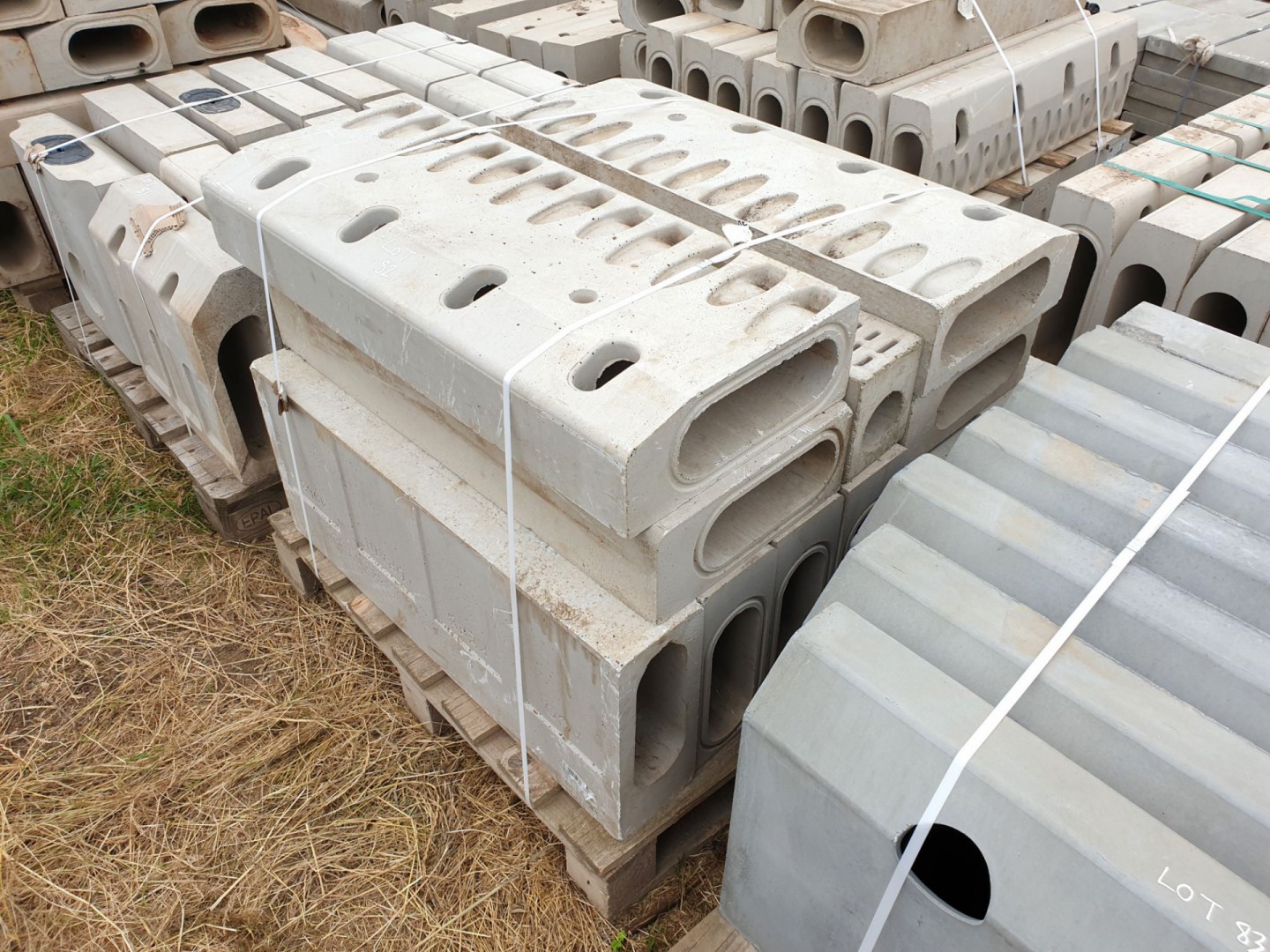 10x ACO kerb drain channels, 1000mm long, 400mmH