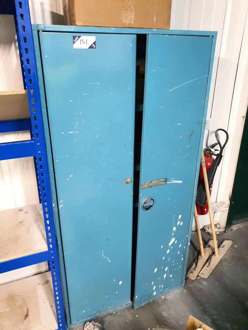 2 door metal storage cupboard, 900x1800x420mm