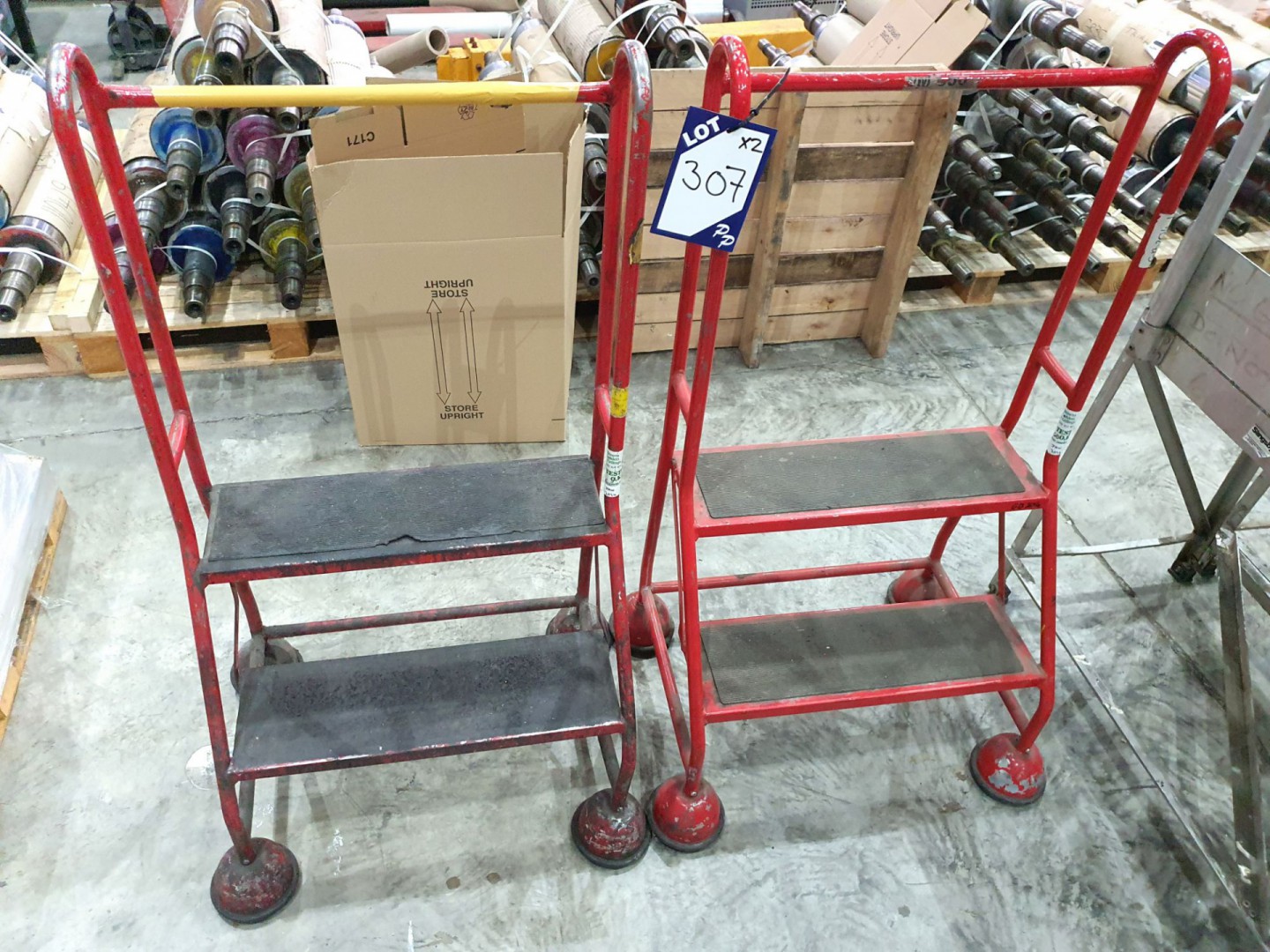 2x mobile 2 step safety steps