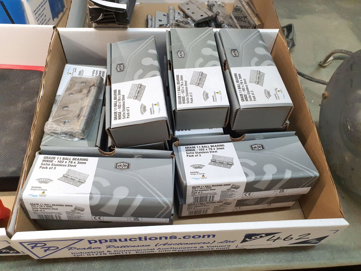 17x Smith & Locke Grade II ball bearing stainless...