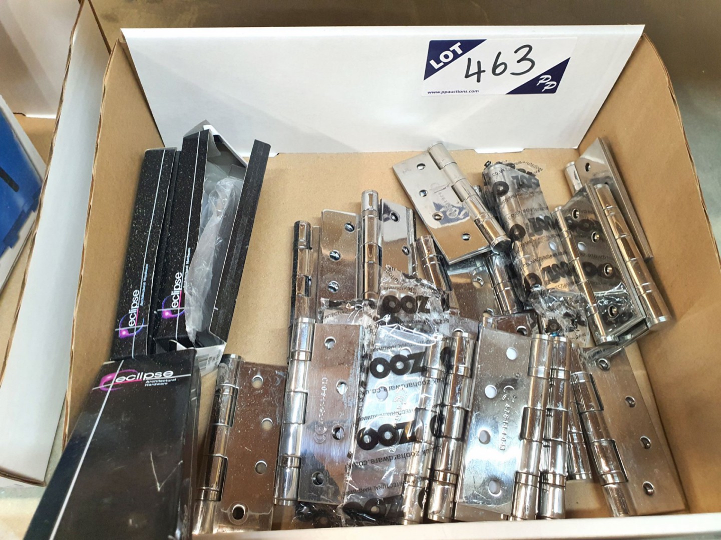Qty various Eclipse ball bearing hinges, 102x76x2....