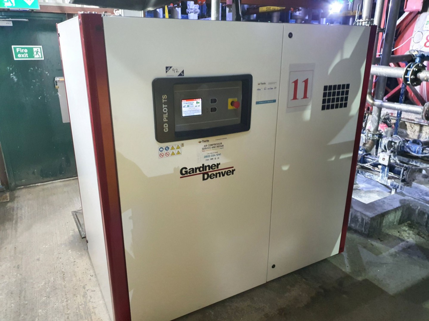 Gardner Denver type VS55-10A variable speed rotary...