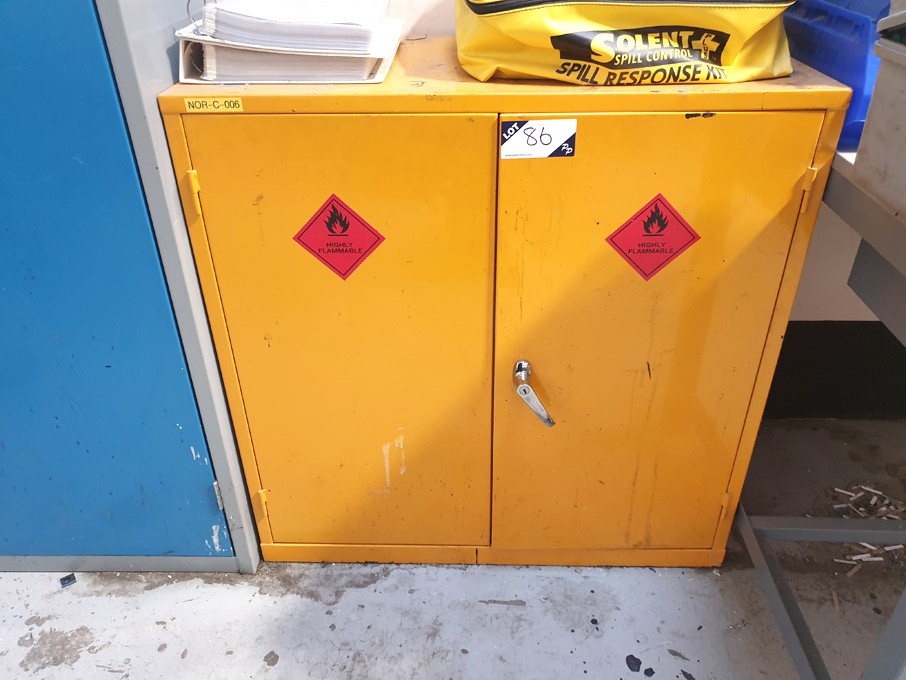 2 door flammable liquid storage cupboard, 900x450m...
