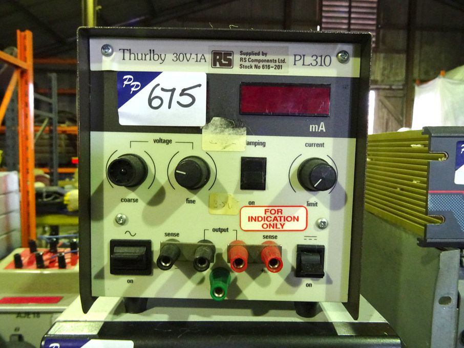 Thurlby PL310 power supply, 30v - 1A