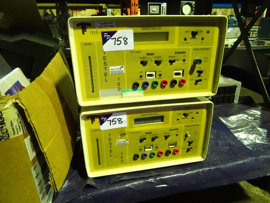 2x Tele-Products Testel 100 telephone testers