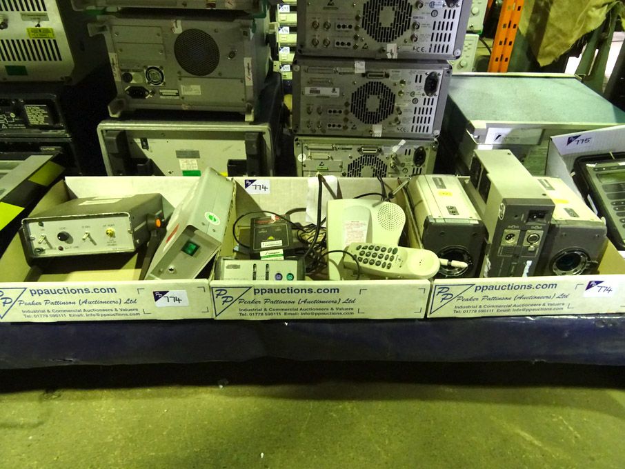 Qty various electrical components inc: SCM RF Loop...