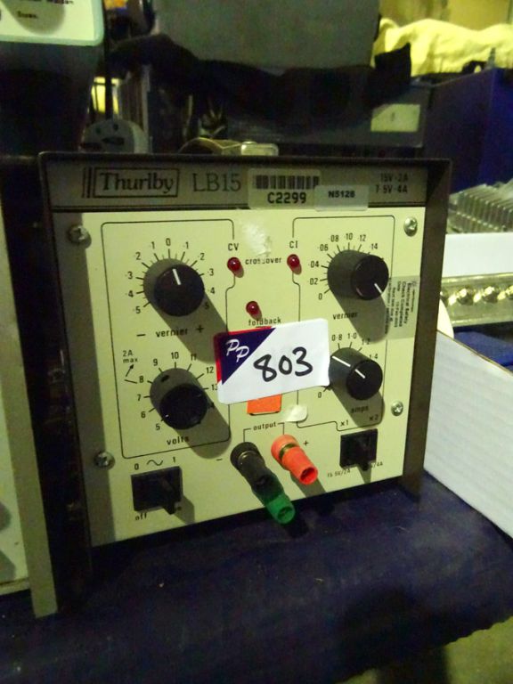 Thurlby LB15 power supply, 15v, 2A