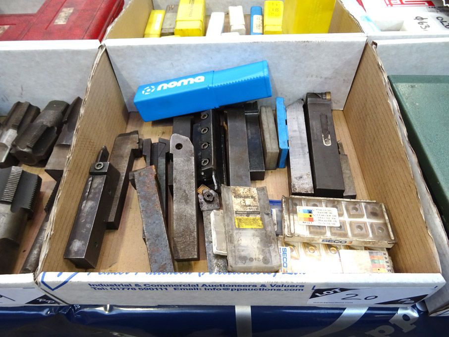 Qty tip turning tools & Qty tips (some boxed & unu...