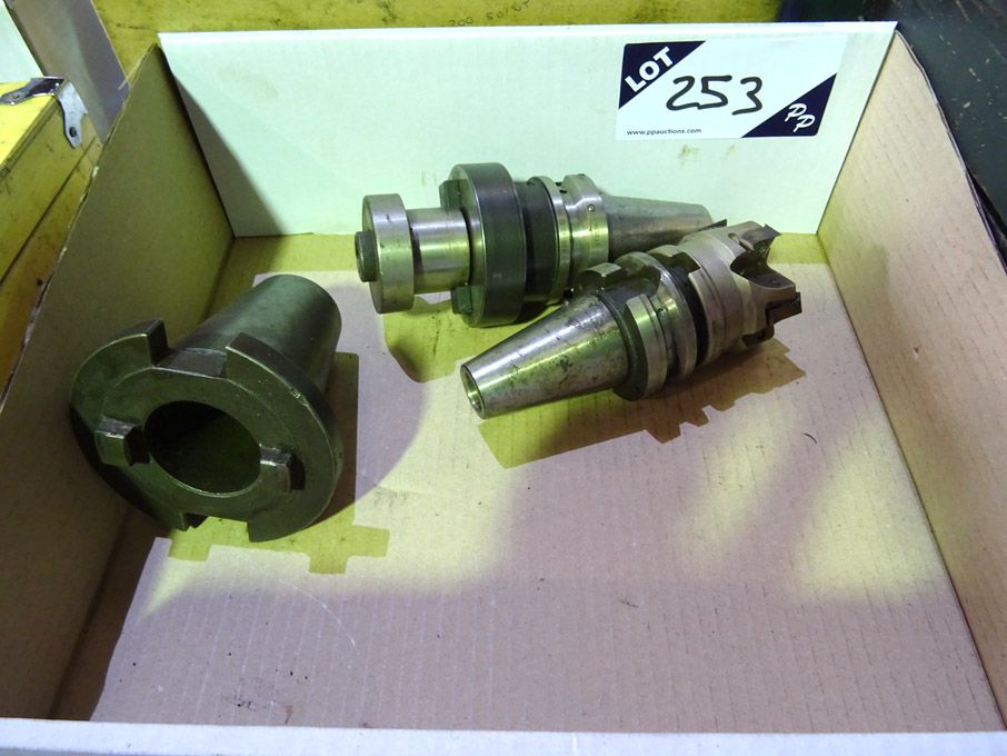 3x various taper tool holders, milling cutter